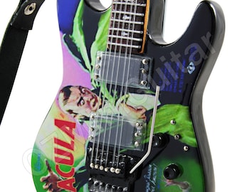 Chitarra in miniatura Kirk Hammett Metallica DRACULA Art Style