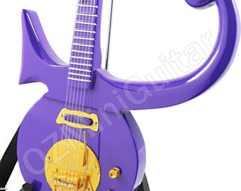 Miniature Guitar Prince Purple Symbol