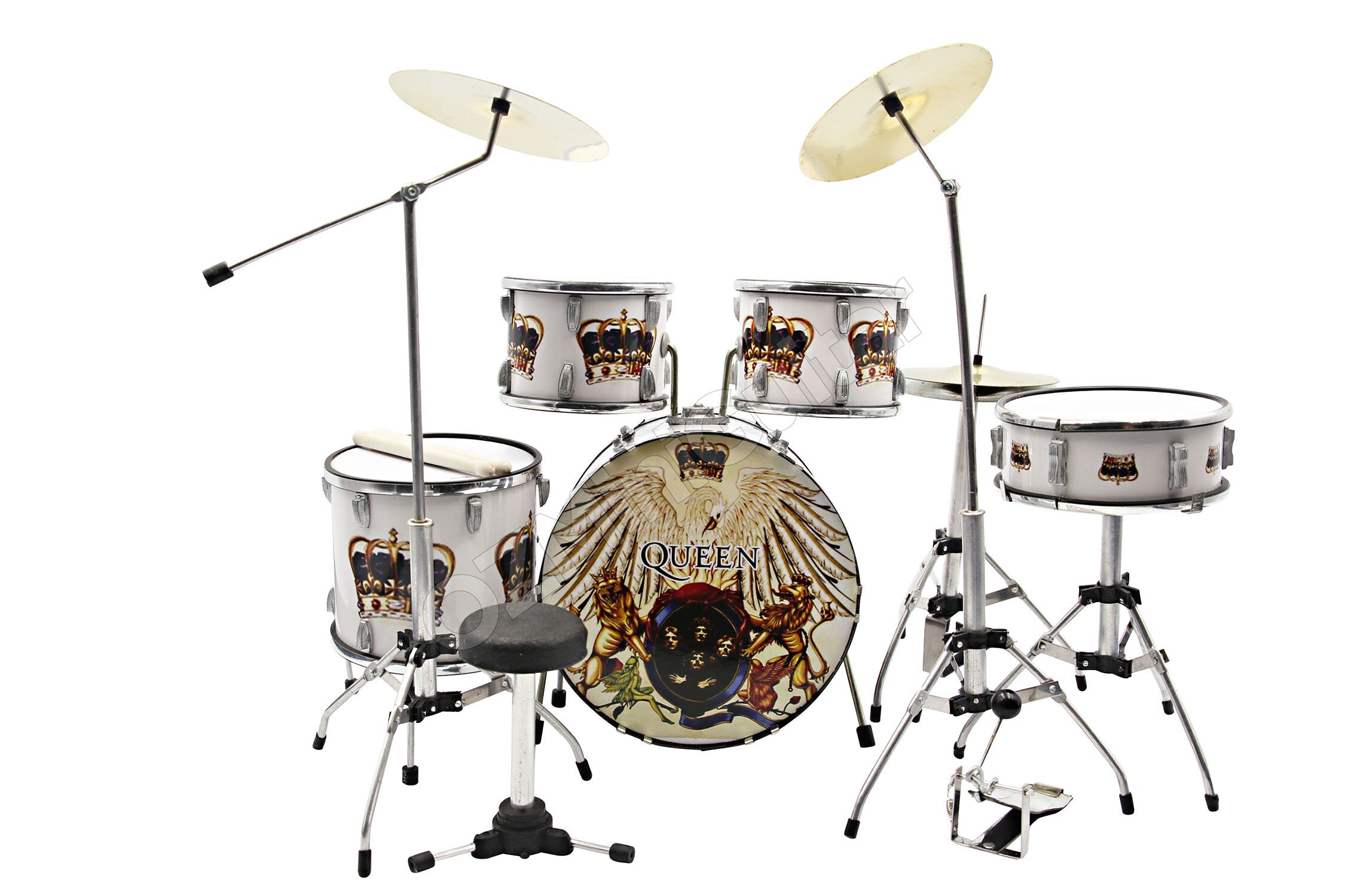 Queen Miniature Drum Set Etsy