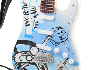 Sale...to clear UK SELLER Pink Floyd The Wall Tribute Miniature Guitar Sale...to clear UK SELLER Pink Floyd The Wall Tribute Miniature Guitar