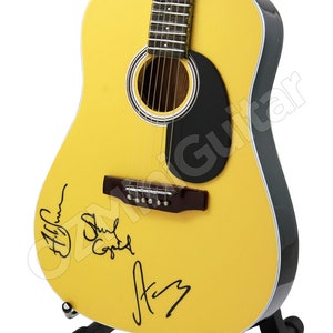 Miniature Acoustic Guitar THE POLICE