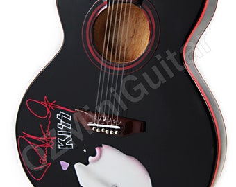 Guitarra acústica en miniatura KISS Paul Stanley