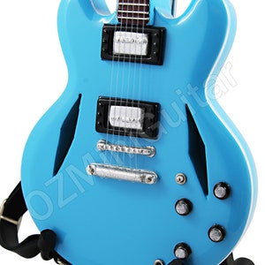 Miniature Guitar Dave Grohl Inspired by DG 335 Etsy India