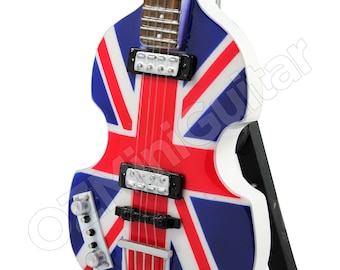 Bajo miniatura Paul McCartney THE BEATLES Hofner Union Jack