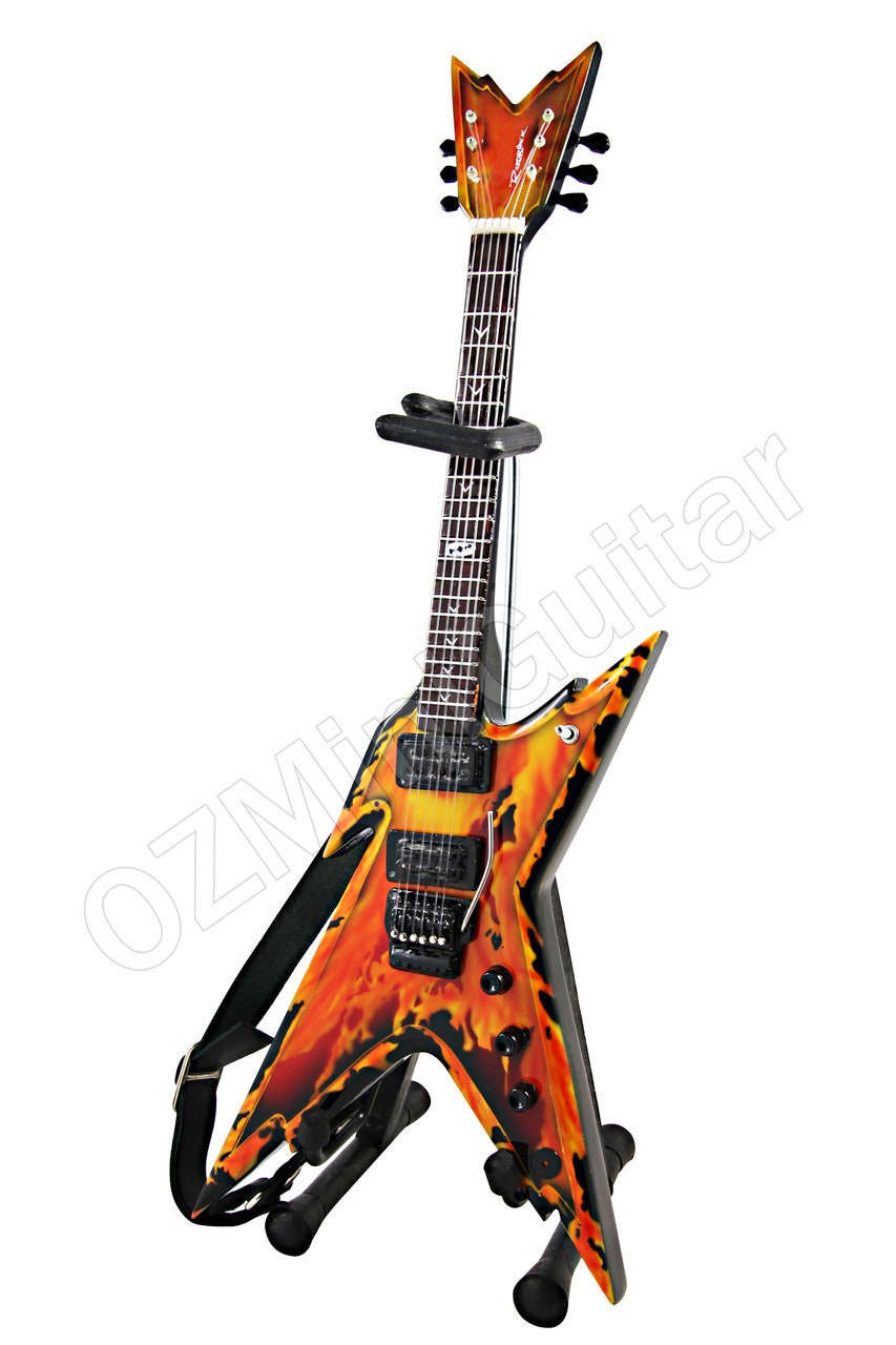 Miniature Guitar Dimebag EXPLOSION Razorback - Etsy