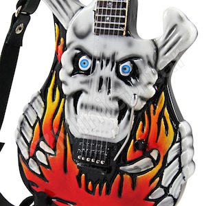 Miniaturgitarre George Lynch ESP Flaming Skull