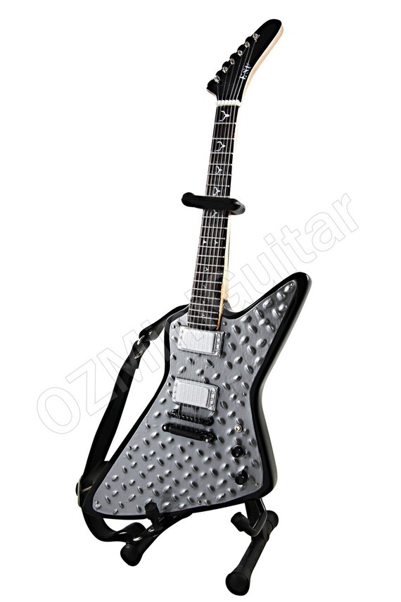 Miniature Guitar James Hetfield Jh2 Esp Explorer Metallica Etsy