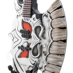 Miniature Bass Guitar Gene Simmons KISS AXE Custom image 1