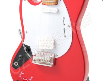 Miniature Guitar Kurt Cobain NIRVANA Red Lefty