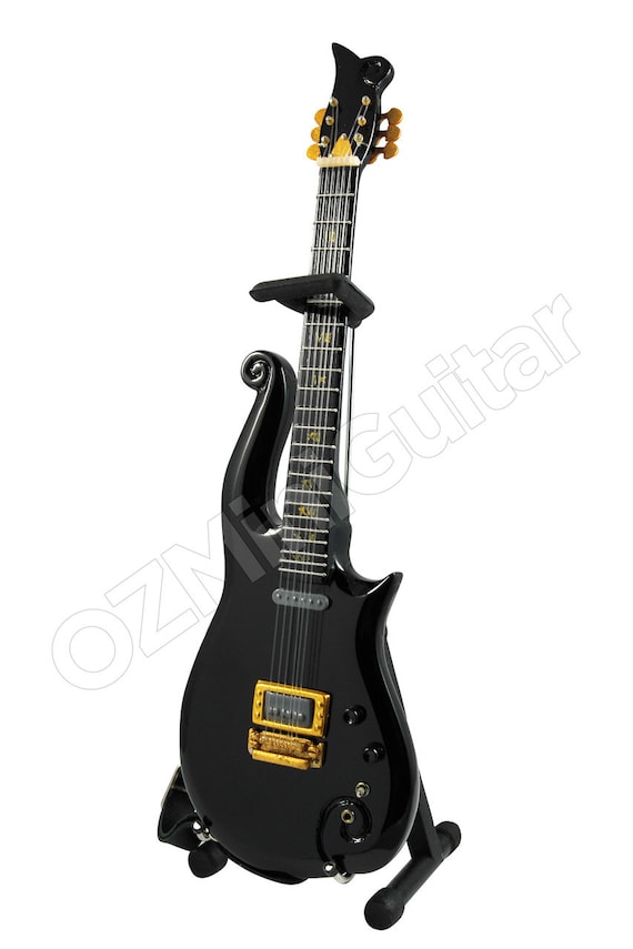 Miniature Guitar PRINCE Cloud Black /& Strap