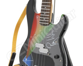 Miniature Bass Guitar PINK FLOYD
