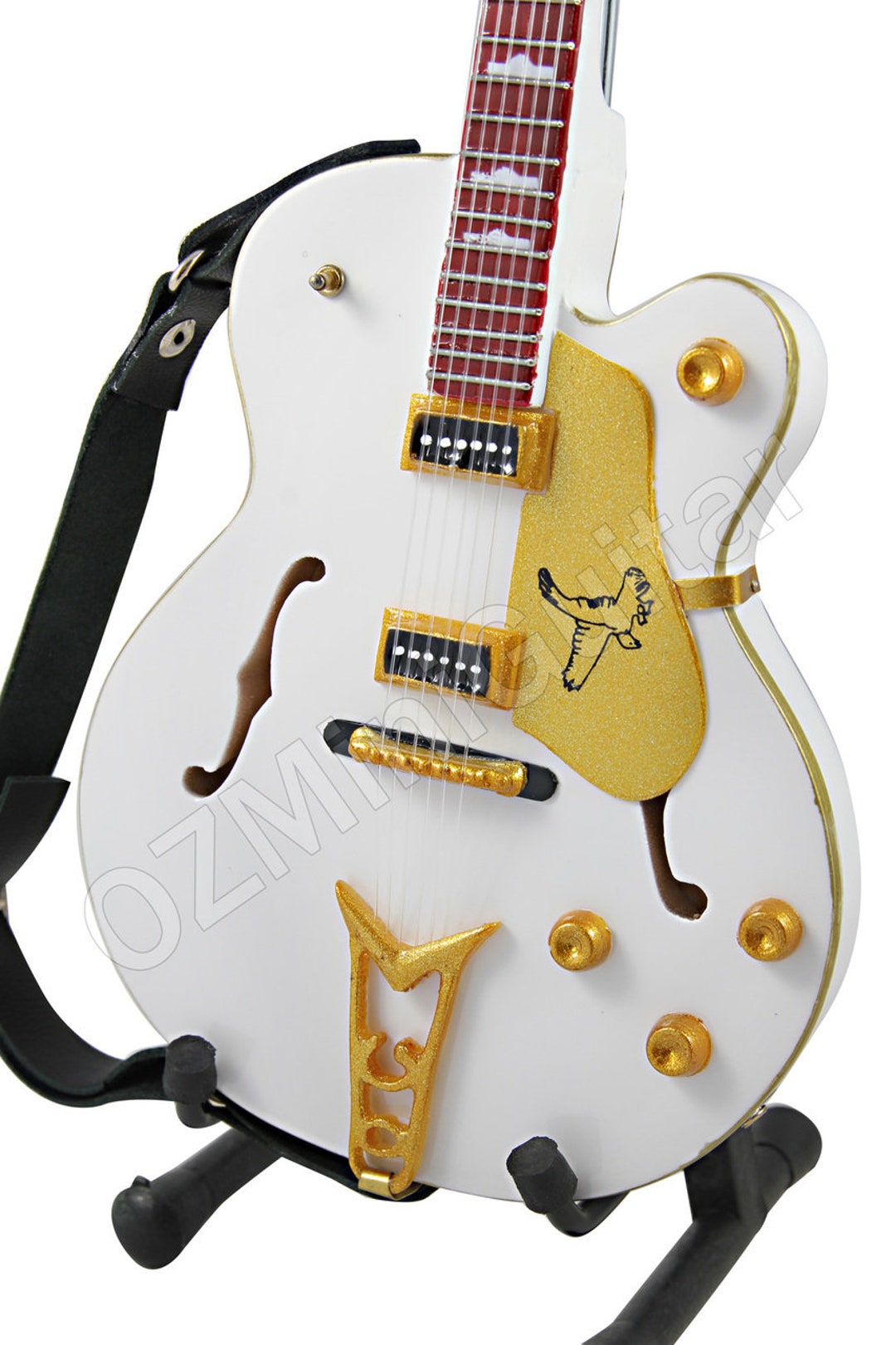 Miniature Guitar John Frusciante WHITE FALCON Etsy