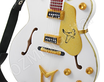 Miniature Guitar John Frusciante WHITE FALCON