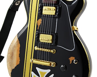 Guitarra miniatura James Hetfield Metallica Cruz de Malta