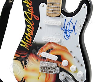 Guitarra miniatura Michael Jackson 2