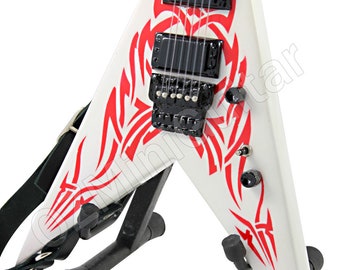 Guitarra en miniatura Kerry King SLAYER Flying V Blanco