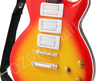 Miniature Guitar Ace Frehley KISS Les Paul Sunburst