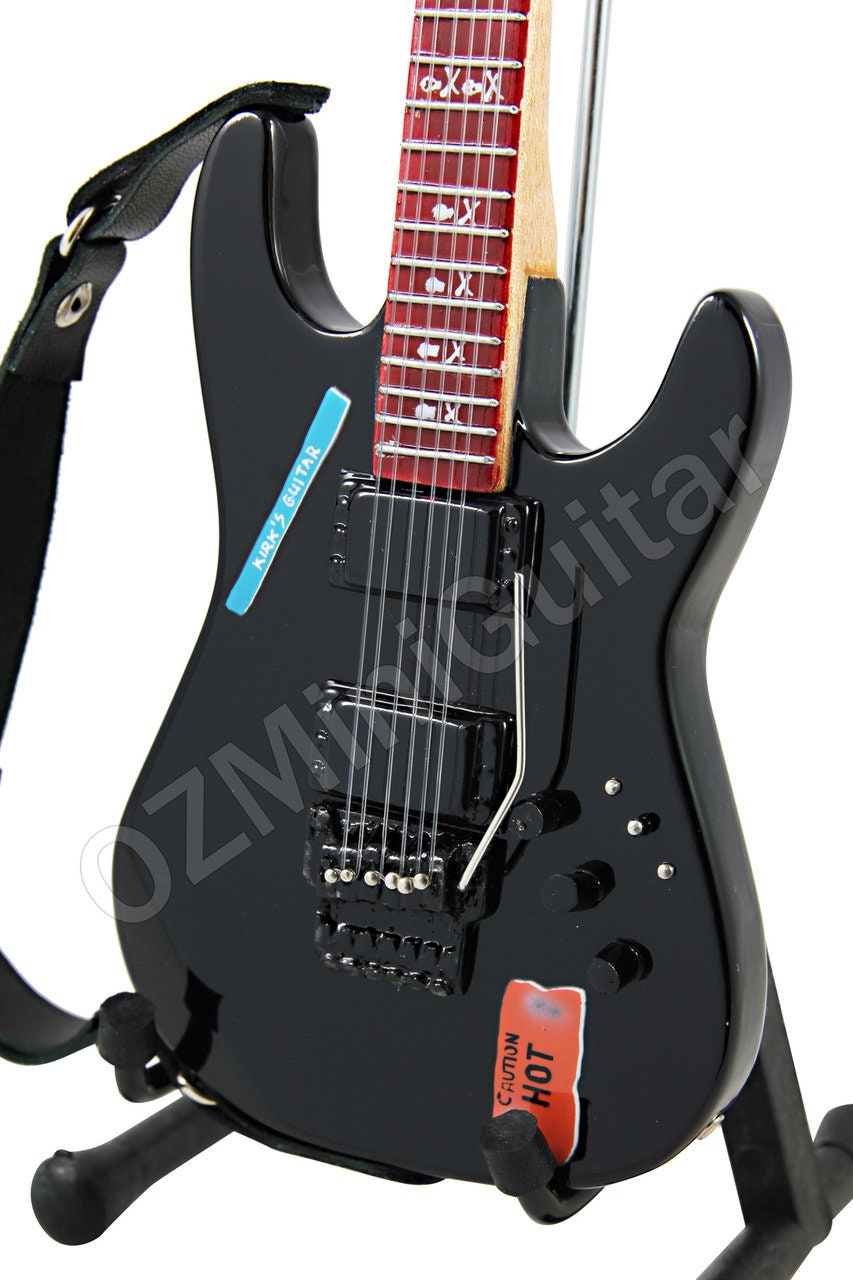 Miniature Guitar Kirk Hammett Metallica ESP KH-2 - Etsy