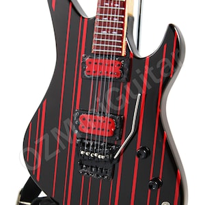 Guitarra Miniatura Synyster Gates Avenged Sevenfold Negro