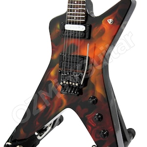 Miniatur Gitarre Dean Dimebag Dime-O-Flamme ML
