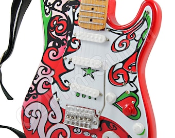 Miniature Guitar Jimi Hendrix SAVILLE THEATRE