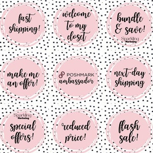 40 Poshmark Closet Signs, Instant Digital Download // Poshmark Seller, Poshmark Banner, Poshmark Store, Poshmark Reseller, Poshmark Template
