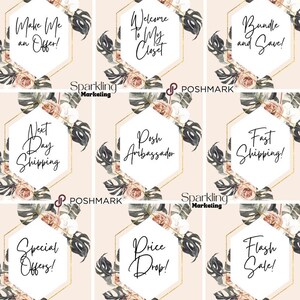 40 Poshmark Closet Signs, Instant Digital Download // Poshmark Seller, Poshmark Banner, Poshmark Store, Poshmark Reseller, Poshmark Template