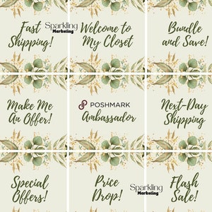 Poshmark Closet Signs, Instant Digital Download // Poshmark Seller, Poshmark Banner, Poshmark Store, Poshmark Reseller, Poshmark Template