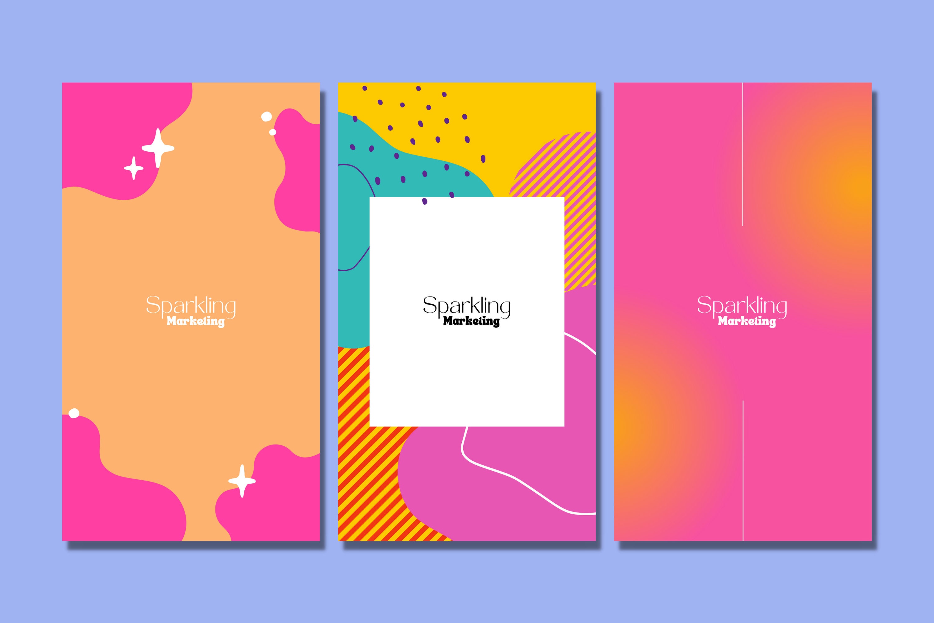 Instagram Story Backgrounds, Vibrant Abstract // Instagram Template, IG