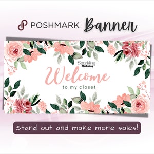 Poshmark Closet Banner, Instant Digital Download // Poshmark Seller, Poshmark Banner, Poshmark Store, Poshmark Reseller, Poshmark Template