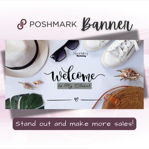 Poshmark Closet Banner, Instant Digital Download // Poshmark Seller, Poshmark Banner, Poshmark Store, Poshmark Reseller, Poshmark Template