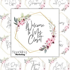 Poshmark Closet Signs, Instant Digital Download // Poshmark Seller, Poshmark Banner, Poshmark Store, Poshmark Reseller, Poshmark Template