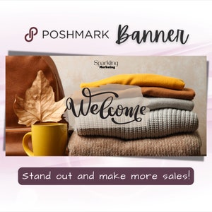 Poshmark Closet Banner, Instant Digital Download // Poshmark Seller, Poshmark Banner, Poshmark Store, Poshmark Reseller, Poshmark Template