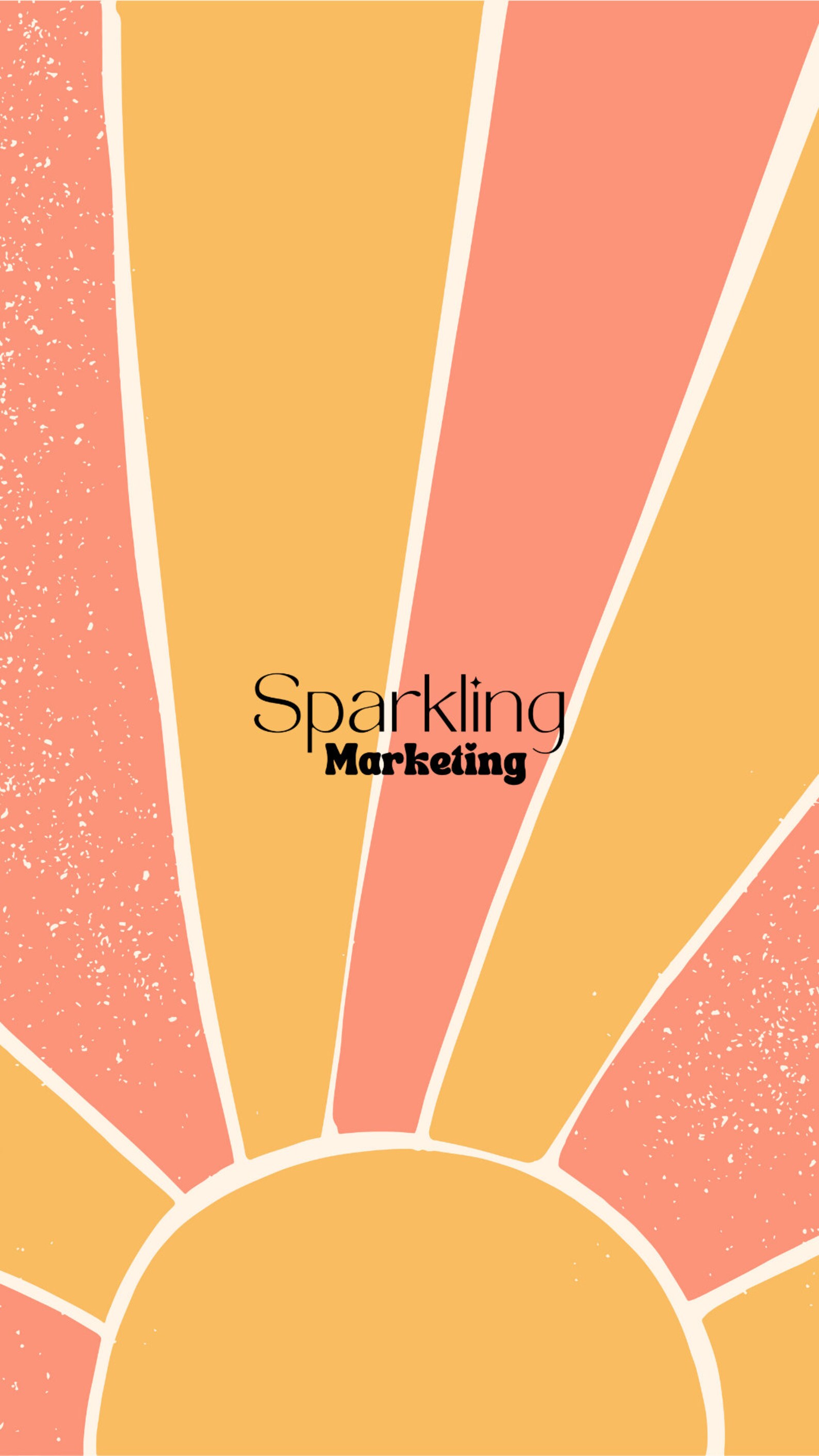 Instagram Story Backgrounds Groovy Floral // Instagram Etsy