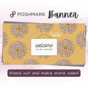 Poshmark Closet Banner, Instant Digital Download // Poshmark Seller, Poshmark Banner, Poshmark Store, Poshmark Reseller, Poshmark Template