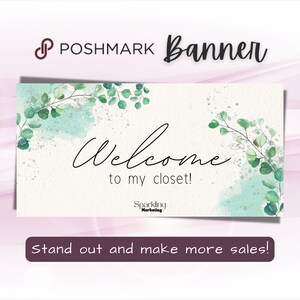 Poshmark Closet Banner, Instant Digital Download // Poshmark Seller, Poshmark Banner, Poshmark Store, Poshmark Reseller, Poshmark Template