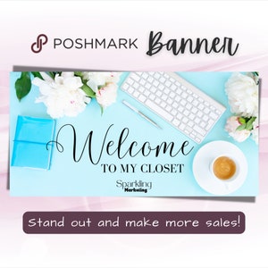 Poshmark Closet Banner, Instant Digital Download // Poshmark Seller, Poshmark Banner, Poshmark Store, Poshmark Reseller, Poshmark Template
