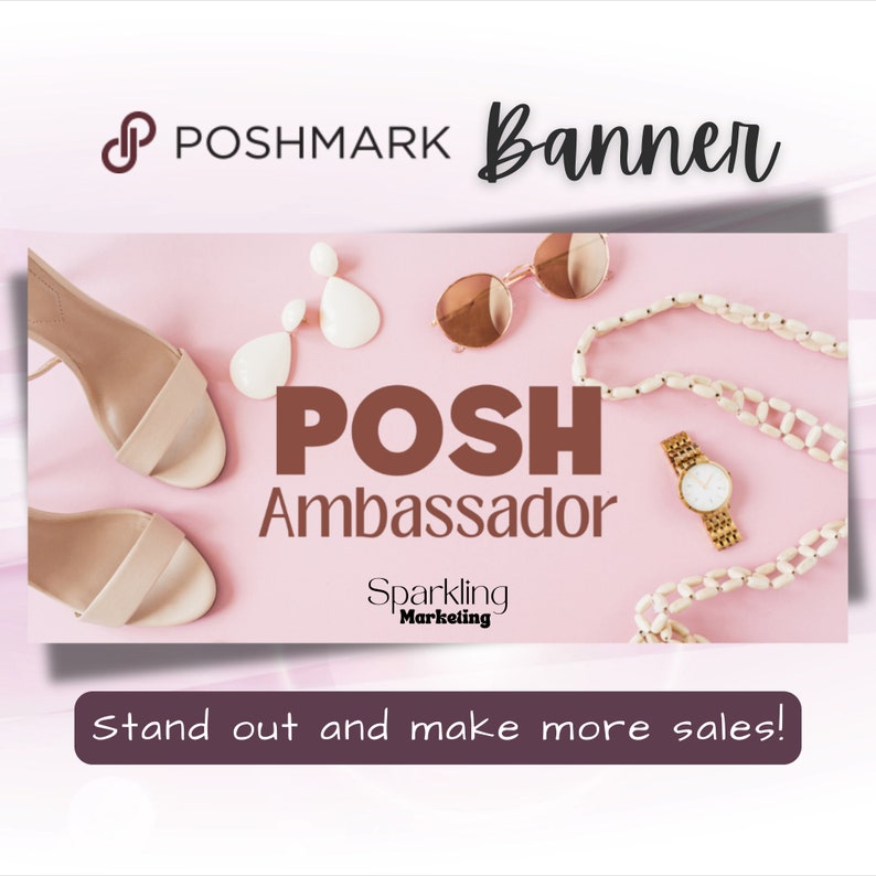 Poshmark Banner Posh Ambassador Instant Digital Download // Poshmark