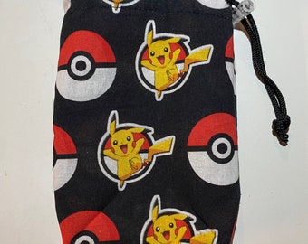Small Pokemon Dice Trinket bag