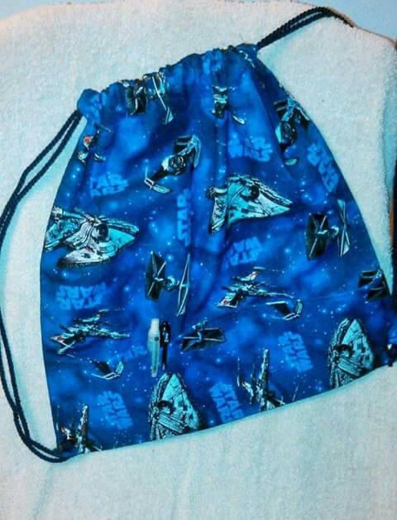 Star Wars Logo Ship String Backpack - Etsy