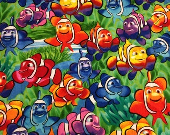 Rainbow Clown Fish String Backpack