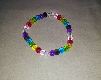 Rainbow Bead Bracelet