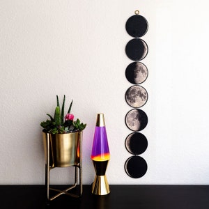 Moon Phases Decoration Moon Phases Wall Art Moon Phases Art Mindfulness Gift Meditation Gift Wooden Wall Art Laser Cut Wall Art