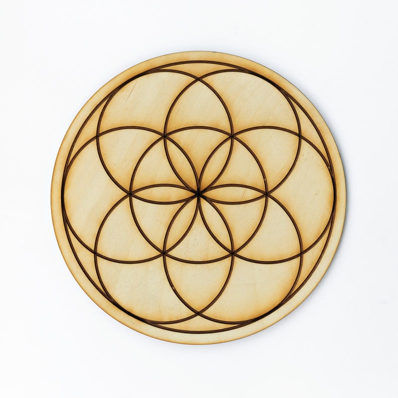 Seed of Life Crystal Grid Seed of Life Sign Seed of Life Art Etsy