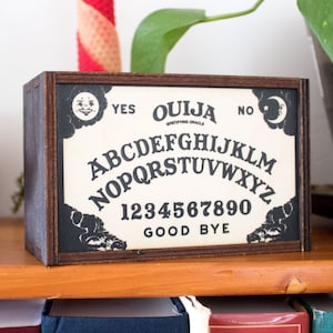 Ouija Board Box Spirit Board Gifts for Women Ouija Board Stash Box Wood Ouija Board Tarot Card Box Spirit Board Mindfulness Spiritual Gift