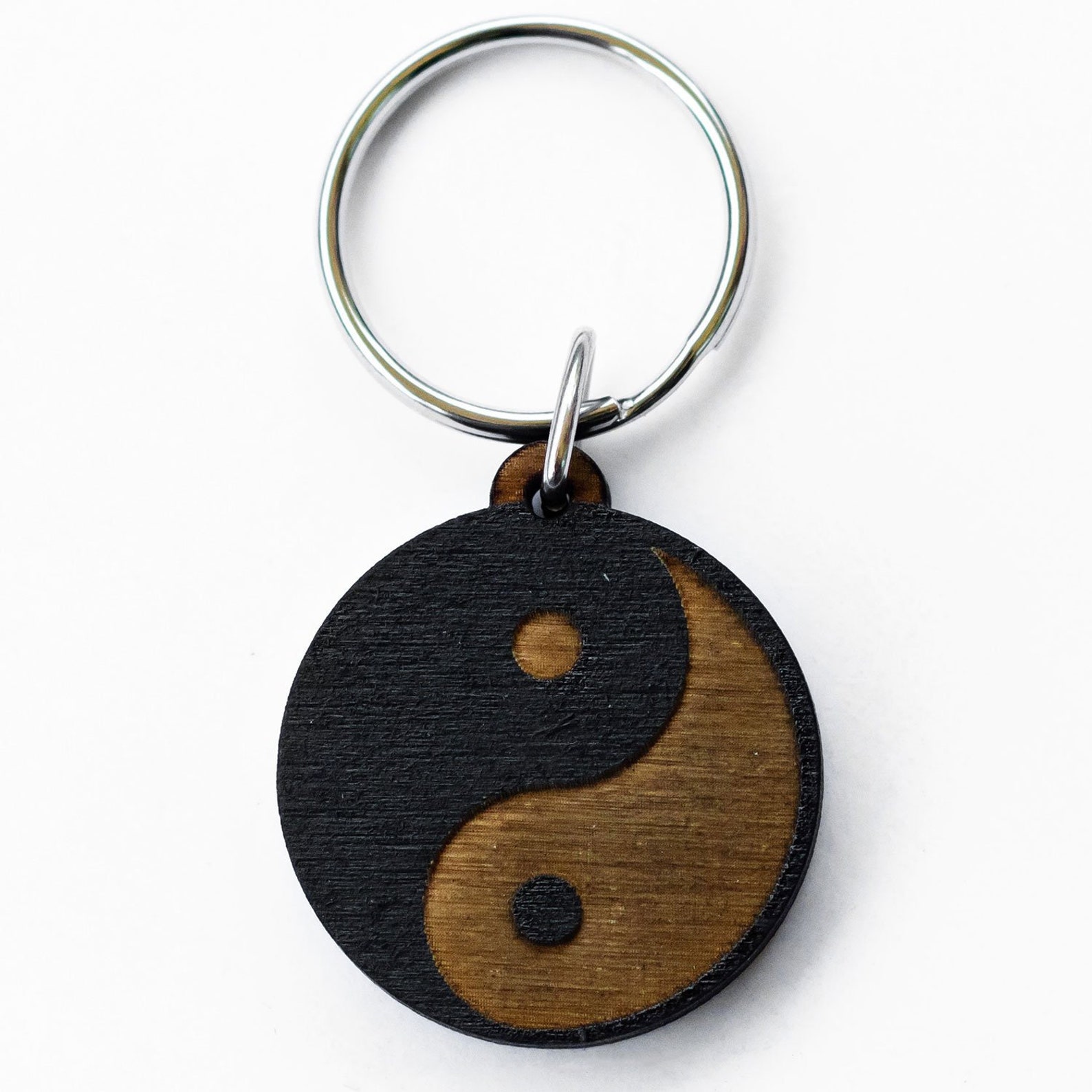 Yin Yang Keychain Mindfulness Gift Meditation Gift Yin Yang Etsy