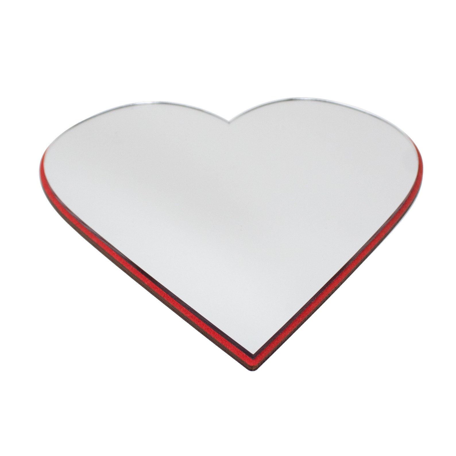 Heart Art Wall Mirror Heart Wall Art Decorative Heart Decor Etsy