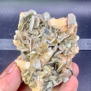Clear Aquamarine with Mica Mineral Specimen from Skardu Pakistan.