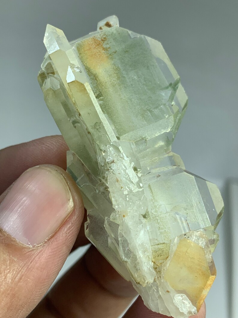 Rare Chlorine Faden Quartz Specimens Lot of 4. Etsy