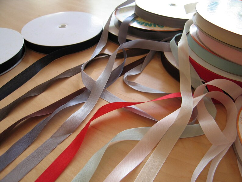 Rayon Seam Tape Binding .5 Washable Woven Edge Price Etsy